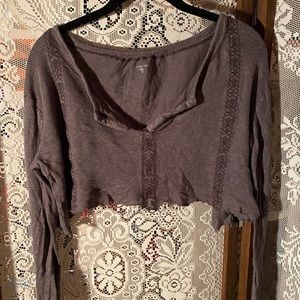 Garnet Hill cropped sweater